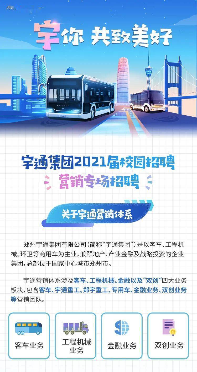 宇通公司最新招聘启事